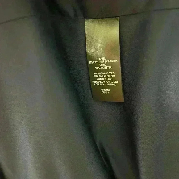 NWT JH Paisley Stretchy Mini Dress Blue Size L - Picture 6 of 8